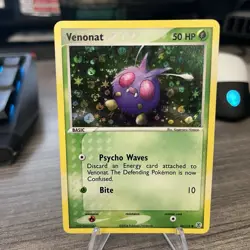 Pokemon Venonat 84/112 FireRed & LeafGreen Reverse Holo LP - Image 1
