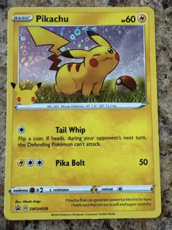 TAIL WHIP PIKACHU SWSH039 General Mills/ Black Star Promo 2021 - Image 1