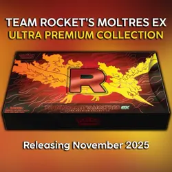 X1 Pokemon TCG Team Rocket's Moltres ex Ultra Premium Collection UPC - Image 1