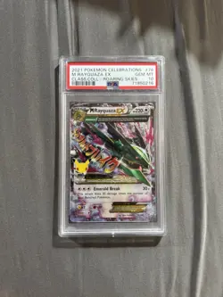 2021 POKEMON CELEBRATIONS CLASSIC COLLECTION #76 M RAYQUAZA EX PSA 10 - Image 1