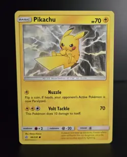 Pokemon TCG - PIKACHU - 66/236 - SUN & MOON: COSMIC ECLIPSE (2019) - LP/NM - Image 1
