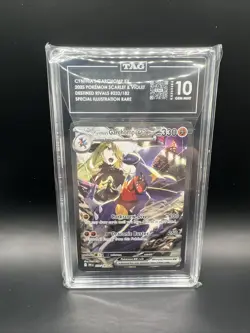 Pokemon TCG Cynthia's Garchomp EX SIR 232/182 Destined Rivals TAG 10 GEM MINT - Image 2