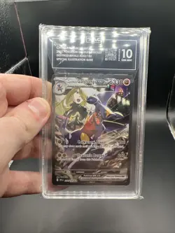 Pokemon TCG Cynthia's Garchomp EX SIR 232/182 Destined Rivals TAG 10 GEM MINT - Image 3