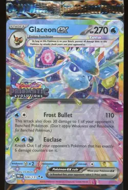 Glaceon ex 2025 Pokemon Prismatic Evolutions 026/131 Sealed Promo Holo - Image 1