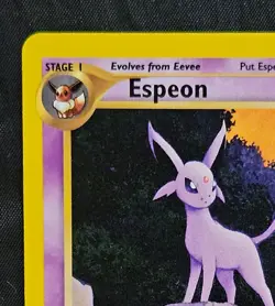 Pokemon 1st Edition Espeon Non Holo NM Unplayed Neo Discovery - Image 2