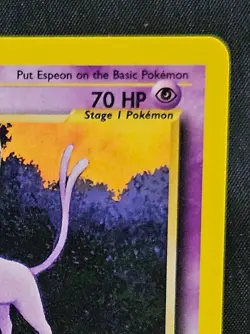 Pokemon 1st Edition Espeon Non Holo NM Unplayed Neo Discovery - Image 3