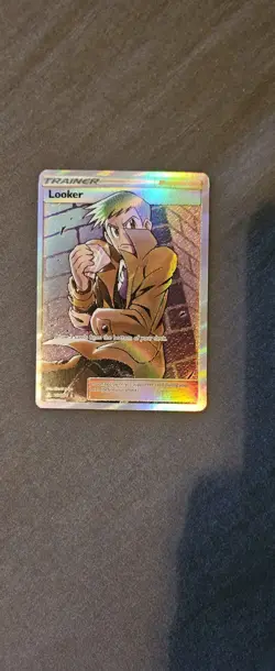 Looker (Full Art) 152/156 Trainer Sm-Ultra Prism Holo Pokemon TCG LP 2018 - Image 1