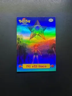 topps Pokemon TV Animation Edition Series 1 Rainbow Foil TV5 Staryu Misty - Image 1