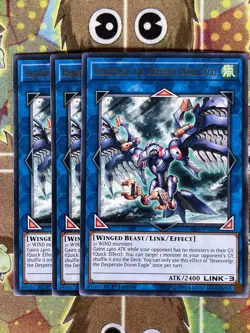 Yugioh Hraesvelgr, The Desperate Doom Eagle RIRA-EN082 Playset - Image 1