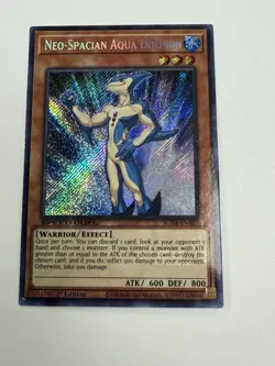 Yugioh! LP Neo-Spacian Aqua Dolphin - SGX4-ENA07 - Secret Rare - 1st Edition Lig - Image 1