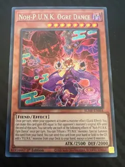 Yugioh Noh-P.U.N.K. Ogre Dance BLMR-EN064 Secret Rare 1st Ed NM - Image 1