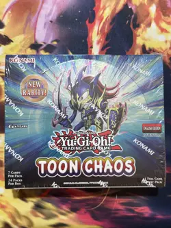 Yugioh Toon Chaos Booster Box 1st Edition Factory Sealed English TCG 83717849278 - Image 1