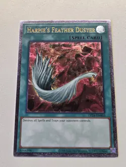 Harpie's Feather Duster (UTR) OP24-EN003 Ultimate Rare Yugioh Tournament Pack 24 - Image 1