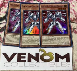 3x (M/NM) Meklord Army Deployer Obligato LED7-EN019 Super Rare 1st Ed. YuGiOh - Image 1