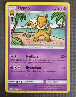 Hypno 012/034 CLB Holo Pokemon Card Classic Collection English NM - Image 1