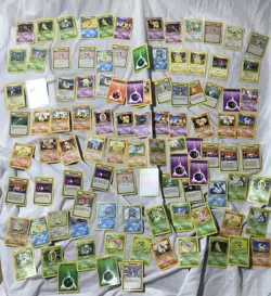 Huge Collection Bulk Lot of 300+ Pokemon Cards Vintage 1999, Team Rocket, Japan - Image 1