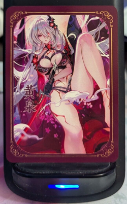 Acheron Honkai Star Rail Metal Card Goddess Story Youwu Girl Anime Waifu Card - Image 1