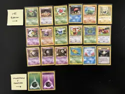 2nd Gen Vintage WOTC Pokemon 21 Card Lot: 19 1st Edition - READ DESCRIPTION - Image 1