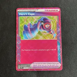 Hero's Cape (Ace Spec) 152/162 Temporal Forces Pokemon TCG Card - Image 1