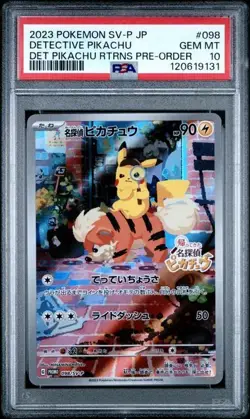 PSA 10 Detective Pikachu Returns 098/SV-P Promo Japanese Pokemon Card US Seller_ - Image 1