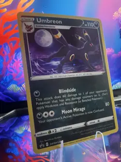 Pokemon TCG Umbreon SWSH129 Sword & Shield Promo Cards Holo - Near Mint/NM - Image 2