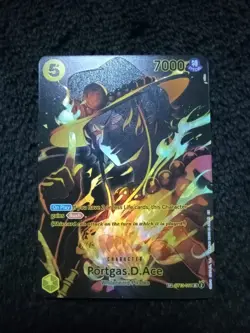 Portgas D. Ace Legacy of the Master One Piece Card SR/SP OP12 ST13-011 - Image 3