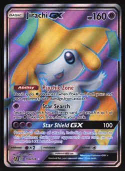 Jirachi GX - 79a/236 - Full Art Promo Sun & Moon Alternate Art - Pokemon Card 3 - Image 1