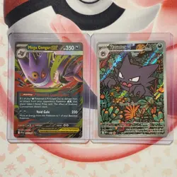 Haunter 027 Promo + Mega Gengar ex 056/094 - Box Fresh - Pokemon Card Lot #884 - Image 1