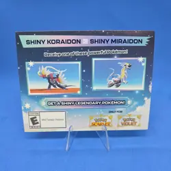 Shiny Miraidon Koraidon Code GameStop Pokemon - Physical PROMO Card- Unused Code - Image 1