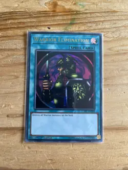 Warrior Elimination LCKC-EN099 Ultra Rare YuGiOh TCG Card - Image 1