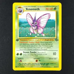 Venomoth 29/64 - Jungle 1st Edition - Pokemon Card - Image 1