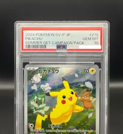Pikachu - 218/SV-P 218/SV-P Sv-P Promotional Cards Holo (Japanese) PSA10 - Image 2