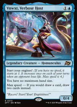 1x Vnwxt, Verbose Host NM-Mint, English Aetherdrift MTG Magic - Image 1