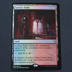 Luxury Suite FOIL 355 MTG Battle for Baldurs Gate (CLB) Rare NM - Image 1