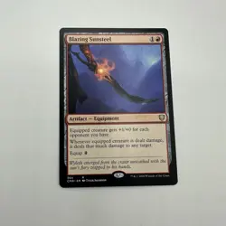 Blazing Sunsteel Commander Legends 364 Near Mint - Image 1