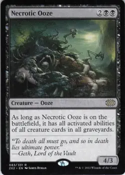 MTG Necrotic Ooze (83) | NM | Double Masters 2022 {2X2} - Image 1