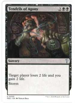 Tendrils of Agony (White Border) - Mystery Booster 2 (MB2) MTG - NM/M - Image 1