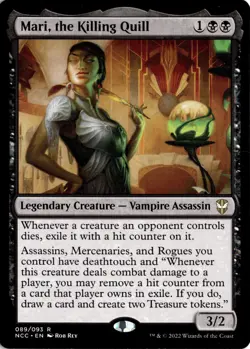 Mari, the Killing Quill R Commander: Streets of New Capenna 89 NM - Image 1