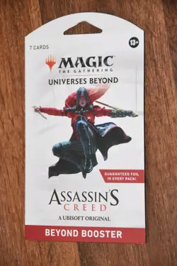 Lot of 8 Magic the Gathering Assassin's Creed Beyond Booster Packs 2024 - Image 2