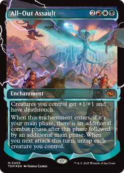All-Out Assault (Showcase) [Tarkir: Dragonstorm] - Image 1