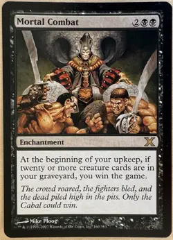 Mortal Combat X1 Tenth 10th Edition Mtg Magic the Gathering - Image 1