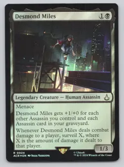 Desmond Miles Foil R Universes Beyond: Assassin's Creed 24 NM - Image 1