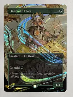 Halo Foil - Llanowar Elves - MTG Encyclopedia Of Magic - Secret Lair - 0039 - Image 1
