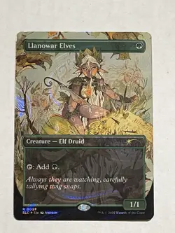 Halo Foil - Llanowar Elves - MTG Encyclopedia Of Magic - Secret Lair - 0039 - Image 2