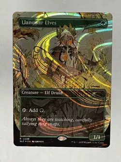 Halo Foil - Llanowar Elves - MTG Encyclopedia Of Magic - Secret Lair - 0039 - Image 3