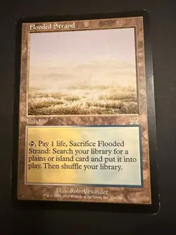 Flooded Strand Onslaught Rare 2002 MTG Magic: The Gathering Single LP - Image 2