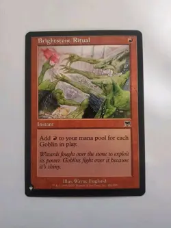 MTG Brightstone Ritual - The List Reprints (LIST) 191/350 Common - Image 1