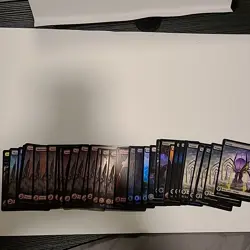 Magic The Gathering Full Art Lands Mic Lot Near Mint Condition - Image 1
