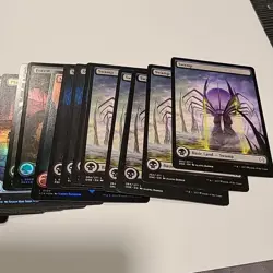 Magic The Gathering Full Art Lands Mic Lot Near Mint Condition - Image 4