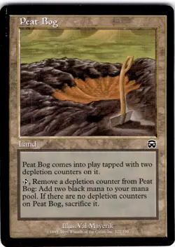 MTG Peat Bog Mercadian Masques Common #322 - Image 1